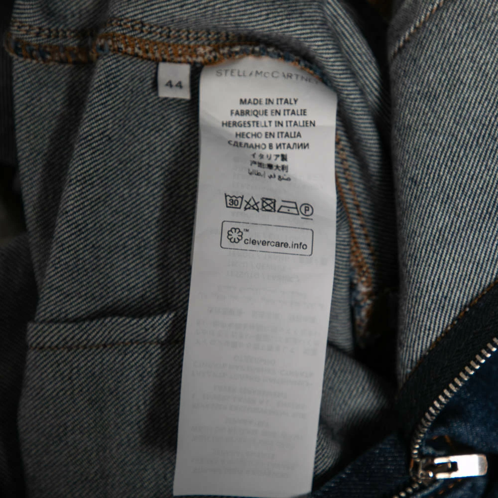 Top 10 ⌛ Stella McCartney Blue Denim V-Neck Midi 👗 Dress M For 👩 Women 😍 8 Top 10 ⌛ Stella McCartney Blue Denim V-Neck Midi 👗 Dress M For 👩 Women 😍 - Image 6