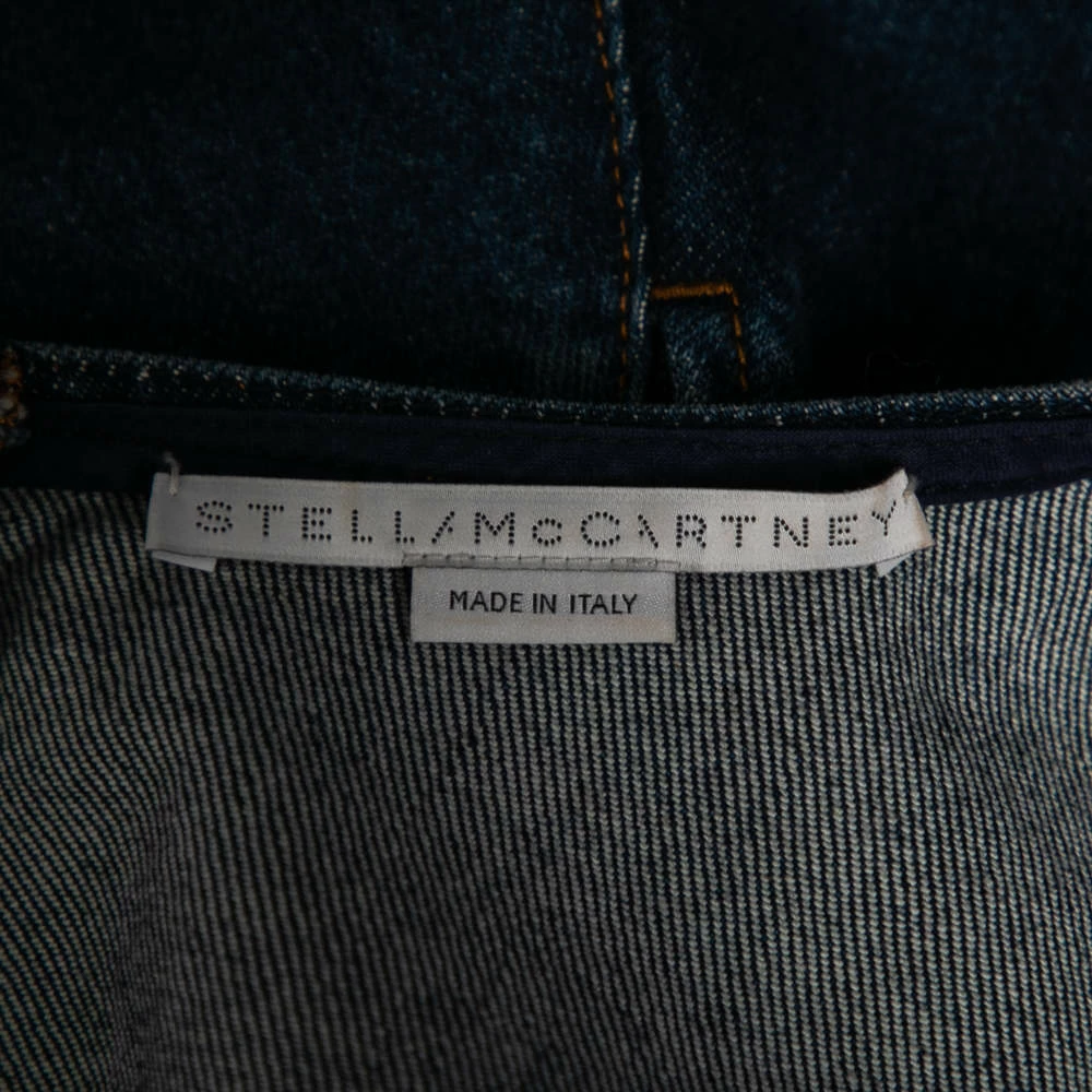 Top 10 ⌛ Stella McCartney Blue Denim V-Neck Midi 👗 Dress M For 👩 Women 😍 7 Top 10 ⌛ Stella McCartney Blue Denim V-Neck Midi 👗 Dress M For 👩 Women 😍 - Image 5