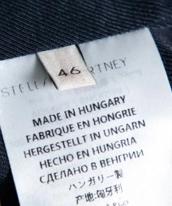 Discount ⭐ Stella McCartney Navy Blue Wool Single Breasted Blazer L For 👩 Women 👏 -Stella McCartney Shop luxury women stella mccartney used clothes p609937 005