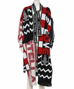 Budget 🎉 Stella McCartney Multicolor All Is Love Patched Wool Belted Oversized Shrug S For 👩 Women 🎁 10 Budget 🎉 Stella McCartney Multicolor All Is Love Patched Wool Belted Oversized Shrug S For 👩 Women 🎁 -Stella McCartney Shop luxury women stella mccartney used clothes p610387 003