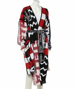 Budget 🎉 Stella McCartney Multicolor All Is Love Patched Wool Belted Oversized Shrug S For 👩 Women 🎁 11 Budget 🎉 Stella McCartney Multicolor All Is Love Patched Wool Belted Oversized Shrug S For 👩 Women 🎁 -Stella McCartney Shop luxury women stella mccartney used clothes p610387 005