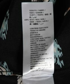 Flash Sale 😍 Stella McCartney Black Swan Printed Silk Button Front 👕 Shirt L For 👩 Women 💯 -Stella McCartney Shop luxury women stella mccartney used clothes p614090 007