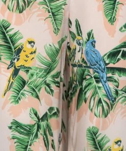 Promo 🛒 Stella McCartney Multicolor Parrot Printed Silk Wide Leg Pants L For 👩 Women 🛒 -Stella McCartney Shop luxury women stella mccartney used clothes p614097 009