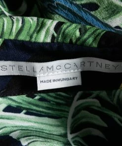 Promo ⭐ Stella McCartney Multicolor Parrot Printed Silk Button Front 👚 Shirt & Pant Set XS For 👩 Women 🤩 -Stella McCartney Shop luxury women stella mccartney used clothes p614296 004