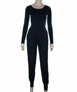 Best Sale ❤️ Stella McCartney Black Tapered Casual Trousers S For 👩 Women ⭐ -Stella McCartney Shop luxury women stella mccartney used clothes p6146 003
