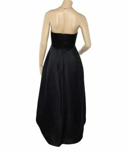 Best reviews of ❤️ Stella McCartney Black & Cream Tulle & Sateen Asymmetric Hem 👗 Dress S For 👩 Women 🎉 -Stella McCartney Shop luxury women stella mccartney used clothes p615031 006