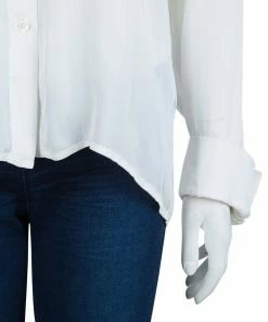 Best Sale 😀 Stella McCartney Cream Long Sleeve Blouse M For 👩 Women ⭐ -Stella McCartney Shop luxury women stella mccartney used clothes p61852 006