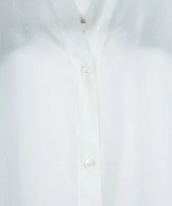 Best Sale 😀 Stella McCartney Cream Long Sleeve Blouse M For 👩 Women ⭐ -Stella McCartney Shop luxury women stella mccartney used clothes p61852 008