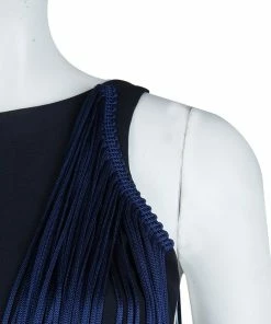 Best deal 🌟 Stella McCartney Blue And Black Ombre Fringed 👗 Dress S For 👩 Women 🌟 -Stella McCartney Shop luxury women stella mccartney used clothes p62390 004