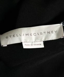 Coupon 👍 Stella McCartney Black Crepe Cape Back Jumpsuit S For 👩 Women 💯 -Stella McCartney Shop luxury women stella mccartney used clothes p624736 004