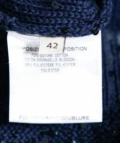 New ⭐ Stella McCartney Blue Sequin Embellished Knit Pants M For 👩 Women 🔔 -Stella McCartney Shop luxury women stella mccartney used clothes p624753 004