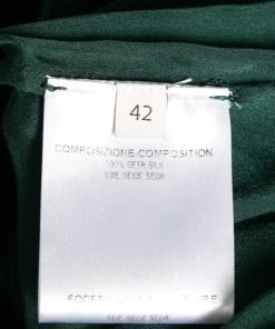 Top 10 ❤️ Stella McCartney Green Ombre Plisse Silk Tiered Short 👗 Dress M For 👩 Women 👏 -Stella McCartney Shop luxury women stella mccartney used clothes p628624 004