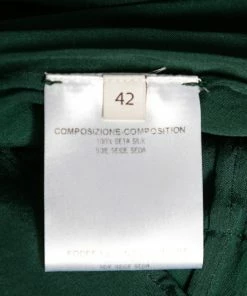 Top 10 ❤️ Stella McCartney Green Ombre Plisse Silk Tiered Short 👗 Dress M For 👩 Women 👏 -Stella McCartney Shop luxury women stella mccartney used clothes p628624 005