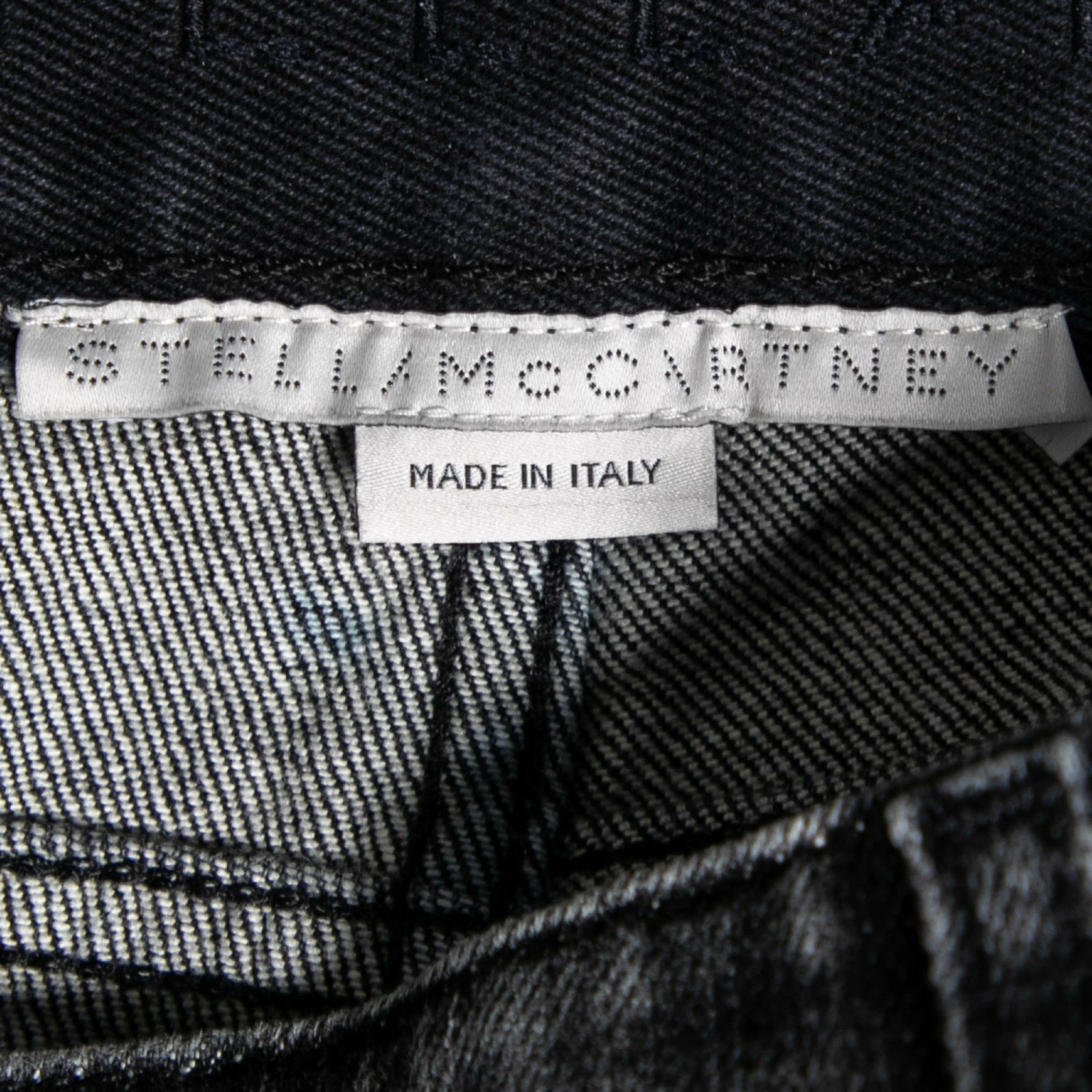 Brand new 🤩 Stella McCartney Grey Denim Side Panel Logo Pants M For 👩 Women 🌟 6 Brand new 🤩 Stella McCartney Grey Denim Side Panel Logo Pants M For 👩 Women 🌟 - Image 4