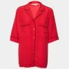Best Sale 👏 Stella McCartney Red Silk Front Pocket 👕 Shirt M For 👩 Women 🤩 -Stella McCartney Shop luxury women stella mccartney used clothes p634350 001
