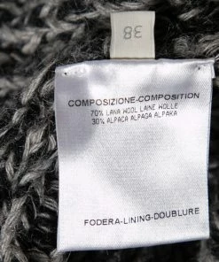 Brand new 🎉 Stella McCartney Grey And Black Knit Sweater S For 👩 Women 🌟 -Stella McCartney Shop luxury women stella mccartney used clothes p635123 003