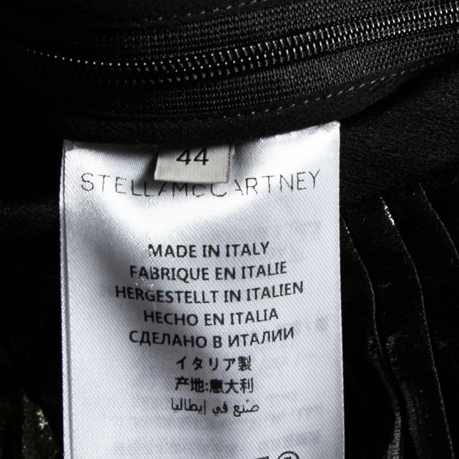 Coupon 🤩 Stella McCartney Black And Gold Crepe Pleated Carmen 👗 Skirts M For 👩 Women ⭐ 7 Coupon 🤩 Stella McCartney Black And Gold Crepe Pleated Carmen 👗 Skirts M For 👩 Women ⭐ - Image 5