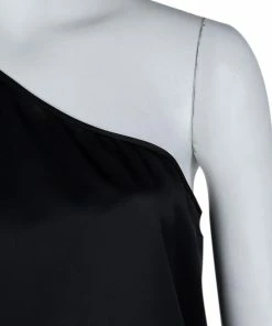 Best reviews of ❤️ Stella McCartney Black One Shoulder 👗 Dress M For 👩 Women 👍 -Stella McCartney Shop luxury women stella mccartney used clothes p63788 006