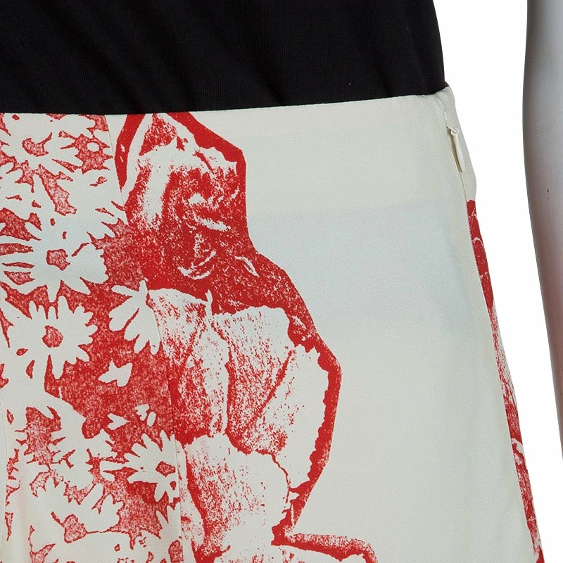 Best Pirce ๐ Stella McCartney Cream Silk Floral Printed A-Line ๐ Skirt M For ๐ฉ Women ๐ 7 Best Pirce ๐ Stella McCartney Cream Silk Floral Printed A-Line ๐ Skirt M For ๐ฉ Women ๐ - Image 5
