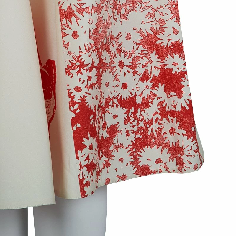 Best Pirce ๐ Stella McCartney Cream Silk Floral Printed A-Line ๐ Skirt M For ๐ฉ Women ๐ 9 Best Pirce ๐ Stella McCartney Cream Silk Floral Printed A-Line ๐ Skirt M For ๐ฉ Women ๐ - Image 7