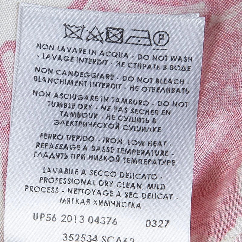 Best Pirce ๐ Stella McCartney Cream Silk Floral Printed A-Line ๐ Skirt M For ๐ฉ Women ๐ 12 Best Pirce ๐ Stella McCartney Cream Silk Floral Printed A-Line ๐ Skirt M For ๐ฉ Women ๐ - Image 10