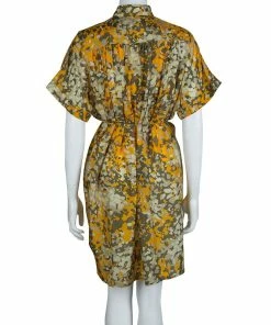 New ✔️ Stella McCartney Multicolor Floral Printed Silk Waist Tie Detail 👗 Dress S For 👩 Women 🤩 -Stella McCartney Shop luxury women stella mccartney used clothes p64184 003