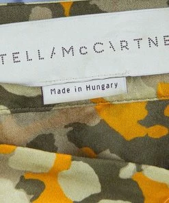 New ✔️ Stella McCartney Multicolor Floral Printed Silk Waist Tie Detail 👗 Dress S For 👩 Women 🤩 -Stella McCartney Shop luxury women stella mccartney used clothes p64184 009