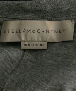 Best Pirce 🔥 Stella McCartney Grey Cotton Fringed Star Detail Tank Top S For 👩 Women 🌟 -Stella McCartney Shop luxury women stella mccartney used clothes p642279 006