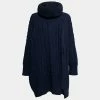 Promo 🥰 Stella McCartney Navy Blue Oversized Roll Neck Jumper M For 👩 Women 🔥