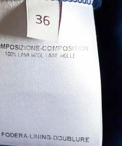 Wholesale 😍 Stella McCartney Navy Blue Epaulette Detail Sleeveless Top XS For 👩 Women ✨ -Stella McCartney Shop luxury women stella mccartney used clothes p653581 006