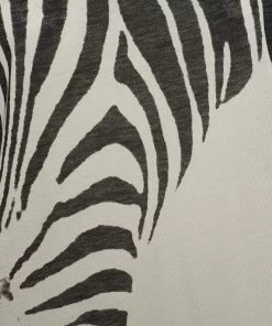 Flash Sale 🧨 Stella McCartney Ivory Zebra Print Cotton Round Neck Top S For 👩 Women 🔔 -Stella McCartney Shop luxury women stella mccartney used clothes p653734 003
