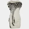 Flash Sale 🧨 Stella McCartney Ivory Zebra Print Cotton Round Neck Top S For 👩 Women 🔔