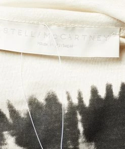 Flash Sale 🧨 Stella McCartney Ivory Zebra Print Cotton Round Neck Top S For 👩 Women 🔔 -Stella McCartney Shop luxury women stella mccartney used clothes p653734 006