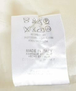 Hot Sale 😉 Stella McCartney Cream Wool Single Breasted Blazer M For 👩 Women 😀 -Stella McCartney Shop luxury women stella mccartney used clothes p654323 005