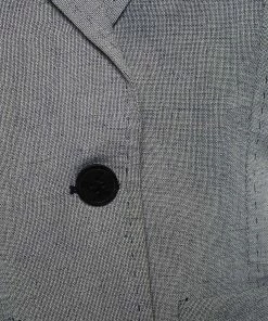 Discount 🤩 Stella McCartney Grey Linen Single Breasted Blazer M For 👩 Women 🤩 -Stella McCartney Shop luxury women stella mccartney used clothes p654398 003