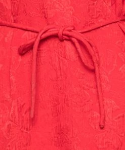 Discount 🤩 Stella McCartney Red Brocade Delia Belted 👗 Dress M For 👩 Women ✨ -Stella McCartney Shop luxury women stella mccartney used clothes p656469 006