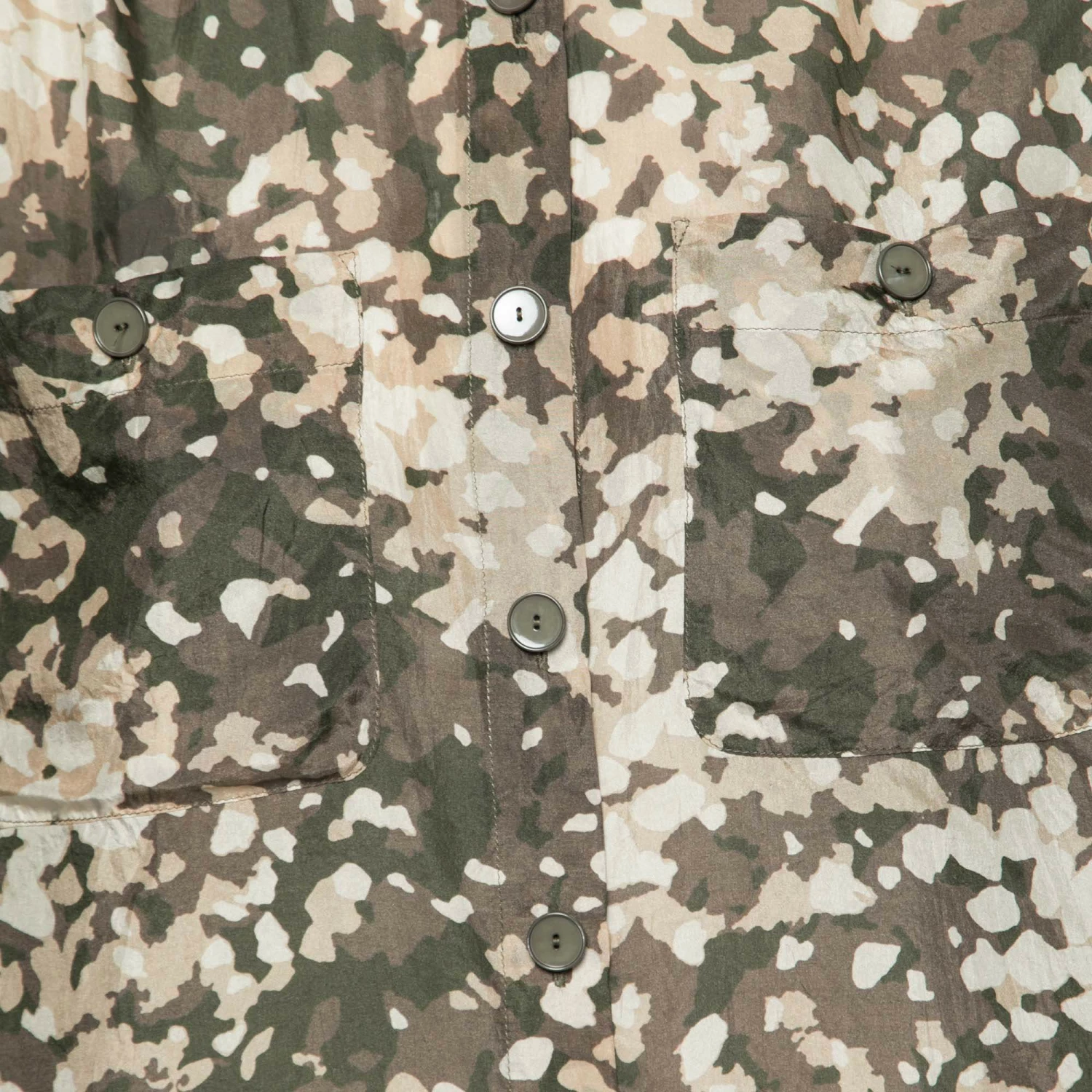 Buy โ Stella McCartney Green Camouflage Print Silk Pocketed Button Front Blouse M For ๐ฉ Women ๐ 5 Buy โ Stella McCartney Green Camouflage Print Silk Pocketed Button Front Blouse M For ๐ฉ Women ๐ - Image 3