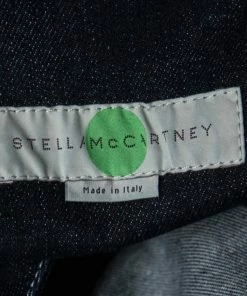 Top 10 ✨ Stella McCartney Navy Blue Denim Slit Detail Long Sleeve Blouse M For 👩 Women 🎁 -Stella McCartney Shop luxury women stella mccartney used clothes p667818 1656565091 003