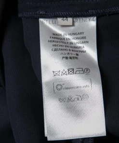 Discount ✨ Stella McCartney Navy Blue Crepe Tiered 👗 Dress M For 👩 Women 😍 -Stella McCartney Shop luxury women stella mccartney used clothes p671138 005