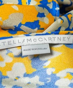 Discount 🛒 Stella McCartney Multicolor Printed Silk Sleeveless Blouse M For 👩 Women 🛒 -Stella McCartney Shop luxury women stella mccartney used clothes p674793 002