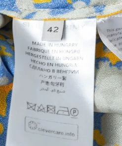 Discount 🛒 Stella McCartney Multicolor Printed Silk Sleeveless Blouse M For 👩 Women 🛒 -Stella McCartney Shop luxury women stella mccartney used clothes p674793 003