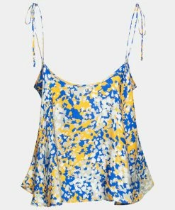Discount 🛒 Stella McCartney Multicolor Printed Silk Sleeveless Blouse M For 👩 Women 🛒 -Stella McCartney Shop luxury women stella mccartney used clothes p674793 006