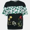 Promo 🌟 Stella McCartney Black Floral Print & Embroidered Top S For 👩 Women 🤩 -Stella McCartney Shop luxury women stella mccartney used clothes p682545 001