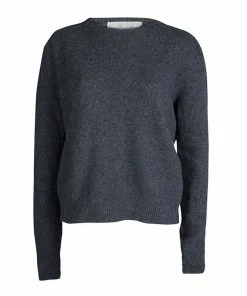 Top 10 😍 Stella McCartney Grey Wool Zip Detail Crew Neck Sweater M For 👩 Women 🌟