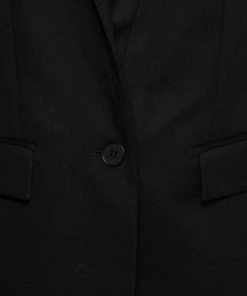 Outlet 🛒 Stella McCartney Black Wool Single-Breasted Blazer M For 👩 Women 🌟 -Stella McCartney Shop luxury women stella mccartney used clothes p691409 007