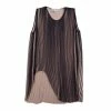 Brand new 🛒 Stella McCartney Pink And Black Plisse Sleeveless Top XS For 👩 Women ⭐ -Stella McCartney Shop luxury women stella mccartney used clothes p73695 001