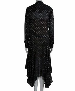 Outlet 🥰 Stella McCartney Black Gold Dot Maxi 👗 Dress S For 👩 Women 👏 -Stella McCartney Shop luxury women stella mccartney used clothes p80244 003
