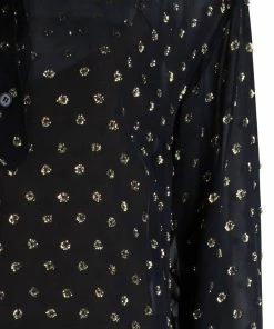 Outlet 🥰 Stella McCartney Black Gold Dot Maxi 👗 Dress S For 👩 Women 👏 -Stella McCartney Shop luxury women stella mccartney used clothes p80244 004