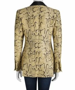 Best Sale 😉 Stella McCartney Clarette Reptile Print Jacket S For 👩 Women ✔️ -Stella McCartney Shop luxury women stella mccartney used clothes p82679 0003