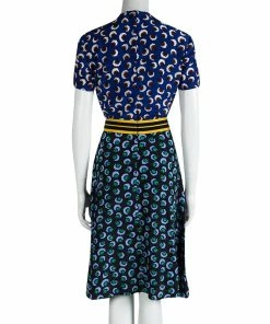 Deals ✨ Stella McCartney Multicolor Blossom Printed Silk Short Sleeve 👗 Dress M For 👩 Women 😉 -Stella McCartney Shop luxury women stella mccartney used clothes p87920 003